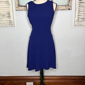 Zara Woman Princess Seams Sleeveless V Back Mini Dress Size Medium NWT